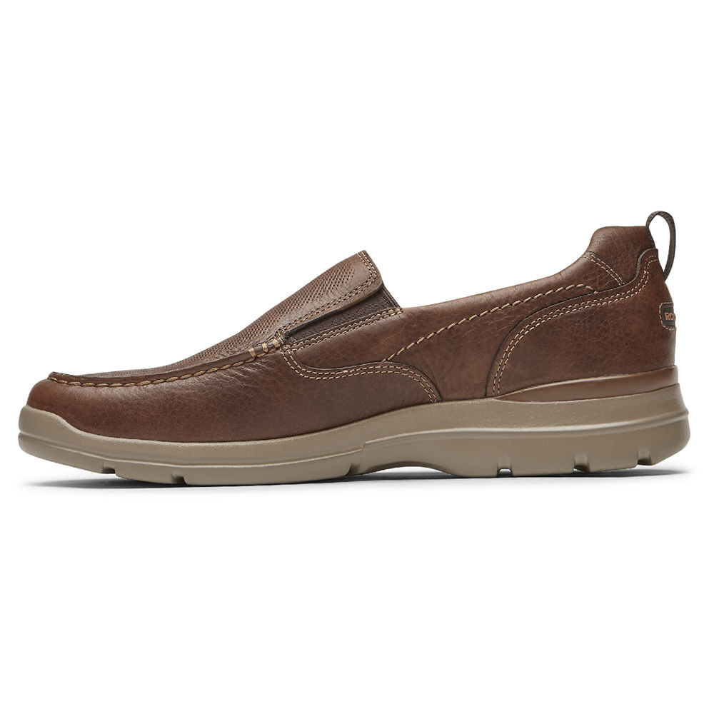 Rockport Singapore Mens Slip-On - City Edge Brown - UD1397254